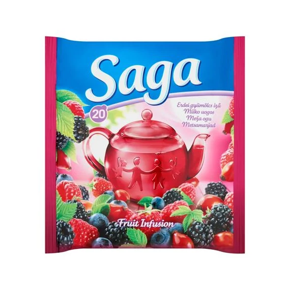 Gyümölcstea, 20x1,7 g, SAGA, erdei gyümölcs