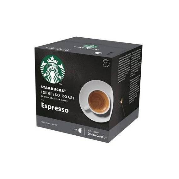 Kávékapszula, 12 db, STARBUCKS by Dolce Gusto®, "Espresso Roast"