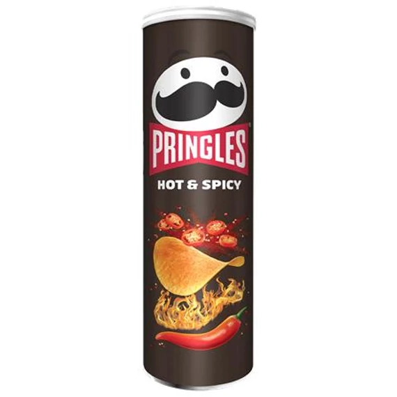 Chips, 165 g, PRINGLES, csípős