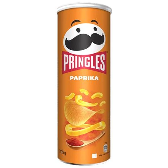 Chips, 165 g, PRINGLES, paprikás