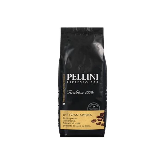 Kávé, pörkölt, szemes, 1000 g,  PELLINI 