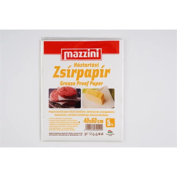 Zsírpapír MAZZINI 40x60cm 5 íves