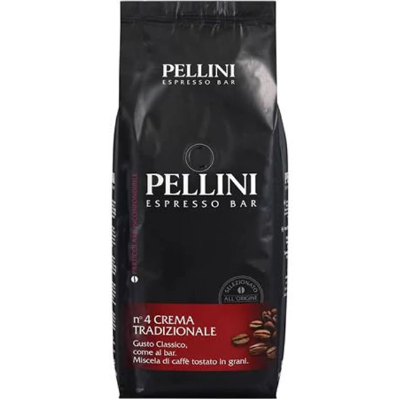 Kávé, pörkölt, szemes, 1000 g, PELLINI 