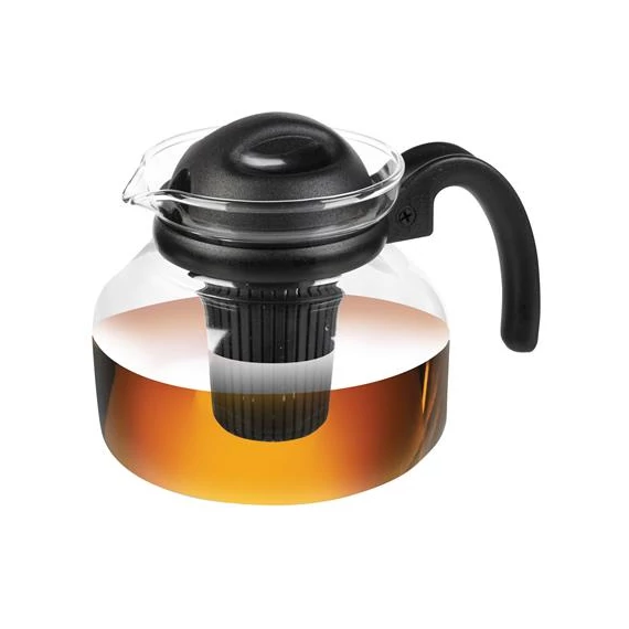 Hőálló kancsó szűrővel, 1,5 l, 