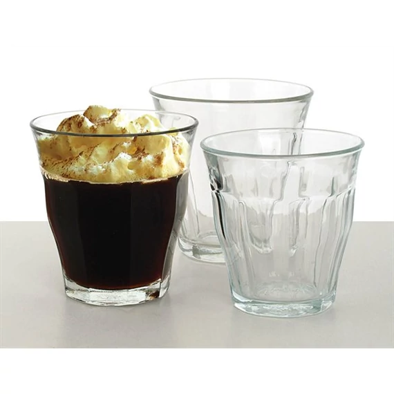 Kávéspohár, üveg, 6db-os szett, 16cl, 