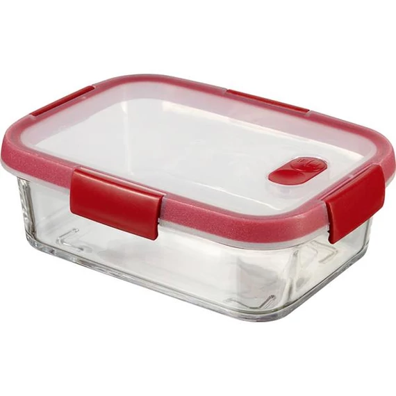 Ételtartó, szögletes, üveg, 0,9 l, CURVER 