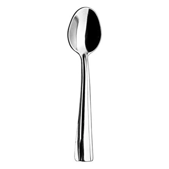 Mokkáskanál, rozsdamentes acél, 10,5cm, 12db-os szett, 