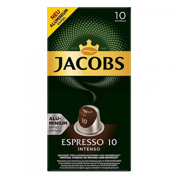 Douwe Egberts Jacobs Espresso Intenso 10 db kávékapszula