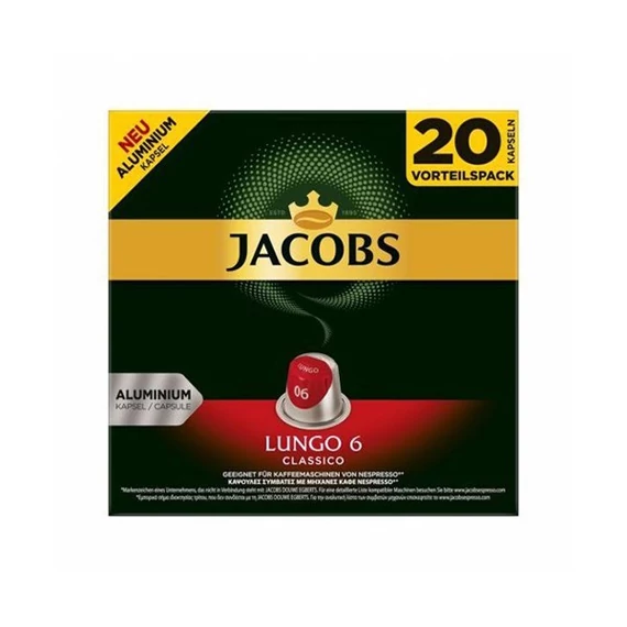 Douwe Egberts Jacobs Lungo Classico 20 db kávékapszula