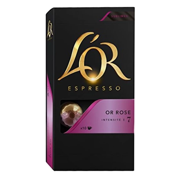 Douwe Egberts L`OR Sublimes Or Rose Nespresso kompatibilis 10 db kávékapszula