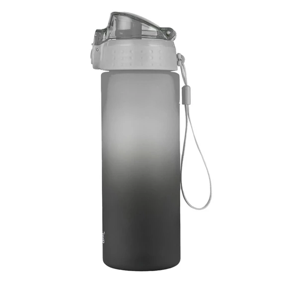 Kulacs OXY CLICK műanyag BPA-mentes 600 ml Ombre fekete-szürke