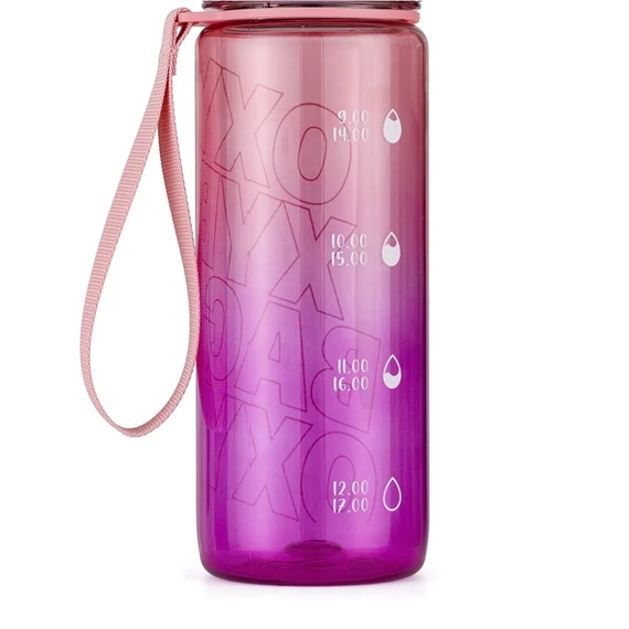 Kulacs OXY LIFE műanyag BPA-mentes 800 ml Ombre rózsaszín