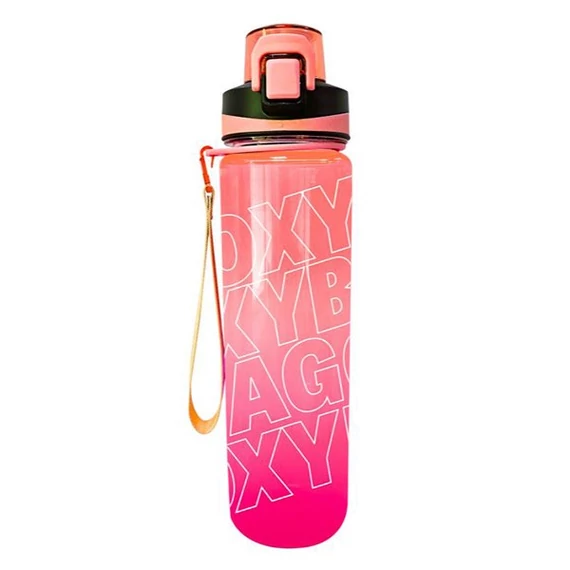 Kulacs OXY LIFE műanyag BPA-mentes 800 ml Ombre rózsaszín
