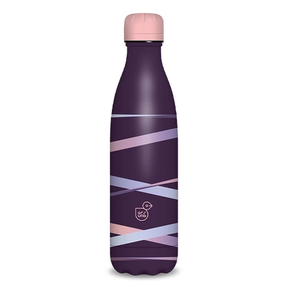Kulacs duplafalú ARS UNA fém 500 ml Ribbon lila