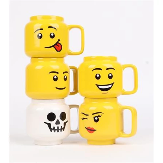 Bögre, kerámia, 255 ml, LEGO, Skeleton