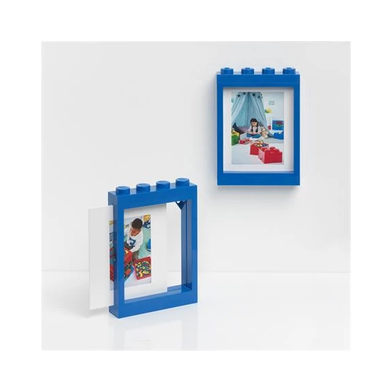 Képkeret, 10x15 cm, LEGO, kék