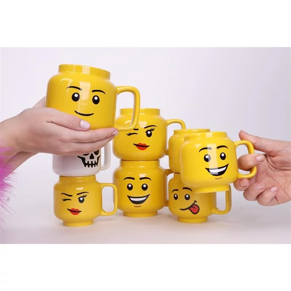 Bögre, kerámia, 530 ml, LEGO, Winky