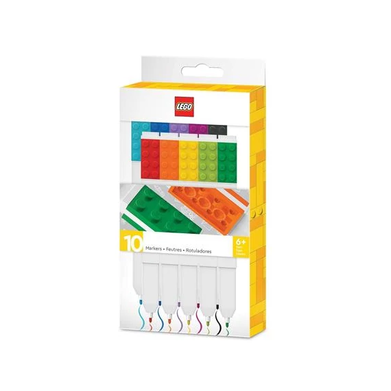 Filctoll készlet, LEGO, 10 különböző szín