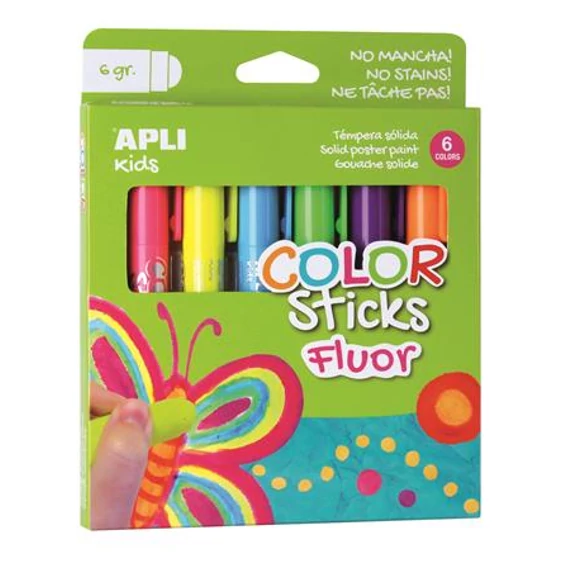 Tempera stift készlet, toll alakú, APLI 