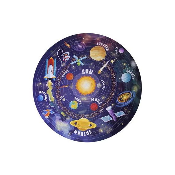 Puzzle, kör alakú, 48 darabos, APLI Kids 