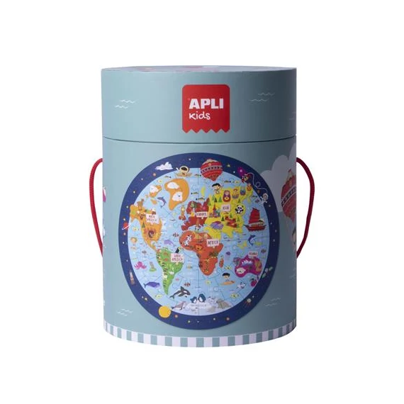 Puzzle, kör alakú, 48 darabos, APLI Kids 