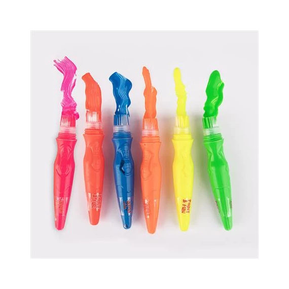 Tempera készlet, ecsetvégű tubusban, APLI Kids 