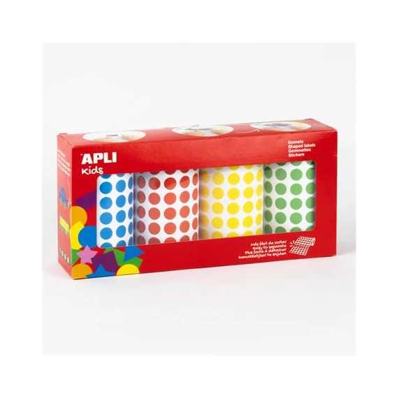 Kerek matricák, 10,5 mm, APLI Kids 