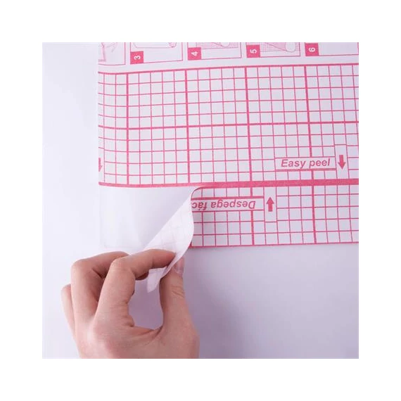 Könyvborító, áttetsző, tekercses, 1,5x0,5 m, APLI