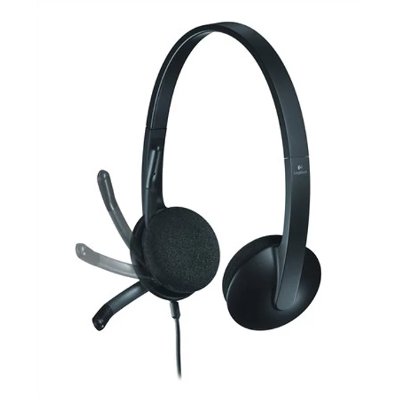 Fejhallgató, mikrofonnal, USB csatlakozás, LOGITECH 