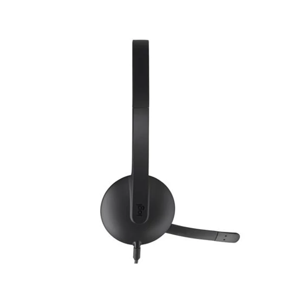 Fejhallgató, mikrofonnal, USB csatlakozás, LOGITECH 