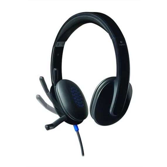 Fejhallgató, mikrofonnal, USB csatlakozás, LOGITECH 