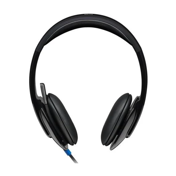 Fejhallgató, mikrofonnal, USB csatlakozás, LOGITECH 