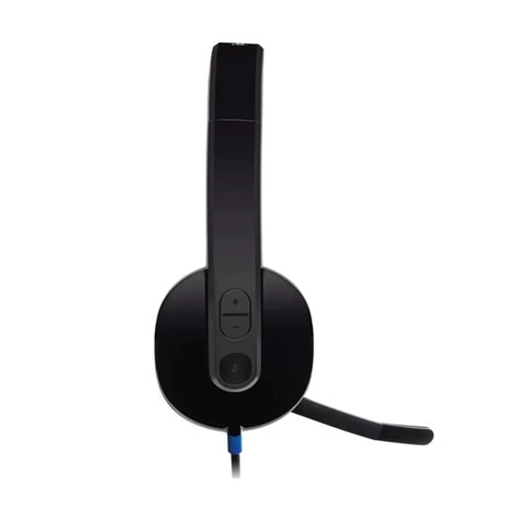 Fejhallgató, mikrofonnal, USB csatlakozás, LOGITECH 