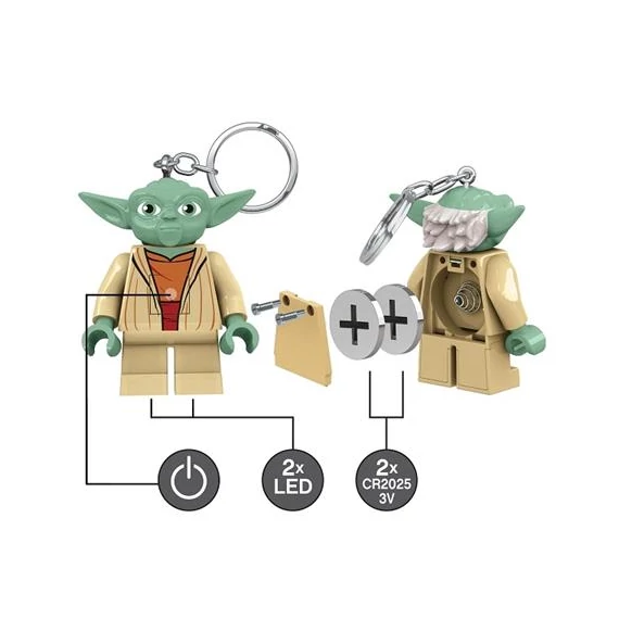 Kulcstartó, LED világítással, LEGO 
