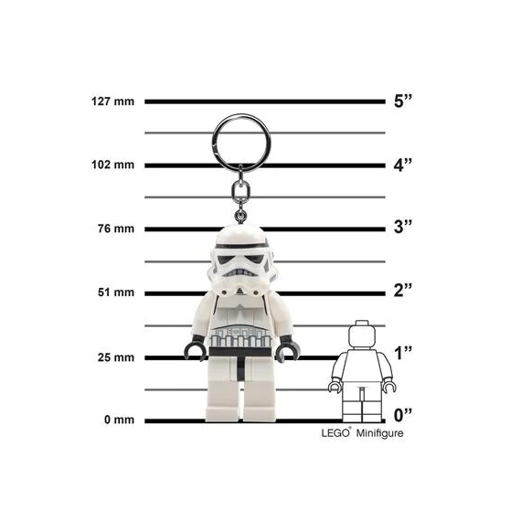 Kulcstartó, LED világítással, LEGO 