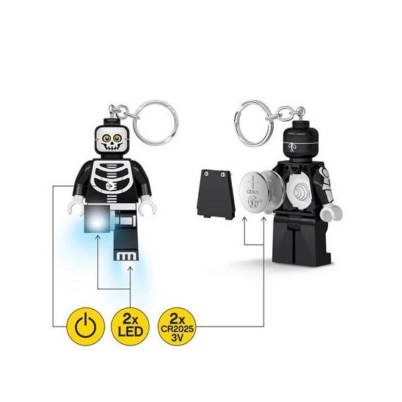Kulcstartó, LED világítással, LEGO 