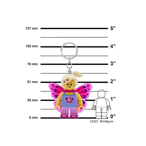 Kulcstartó, LED világítással, LEGO 