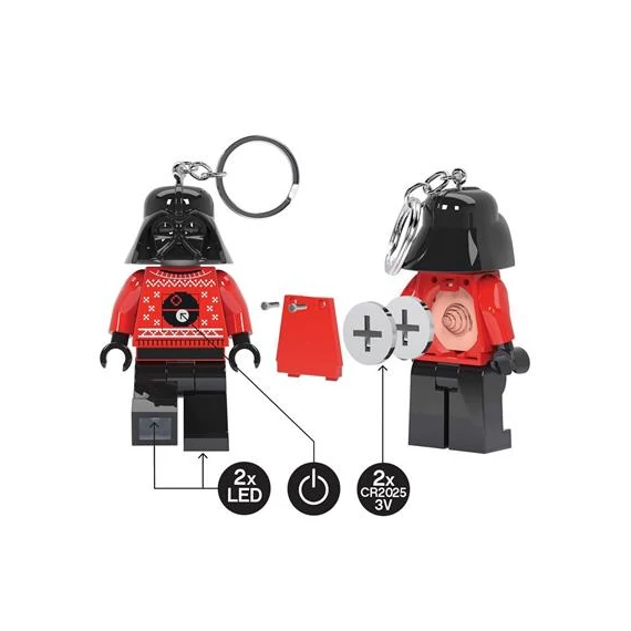 Kulcstartó, LED világítással, LEGO 