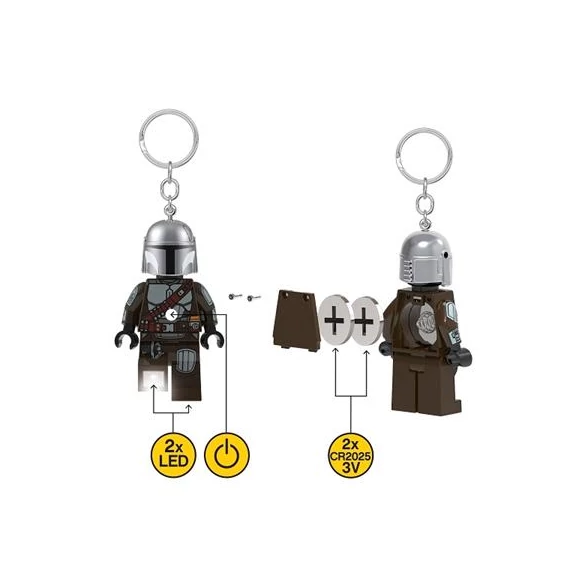 Kulcstartó, LED világítással, LEGO 