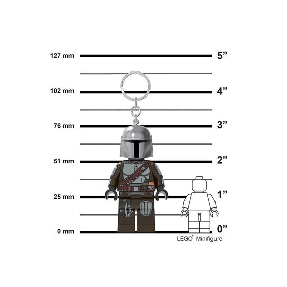 Kulcstartó, LED világítással, LEGO 