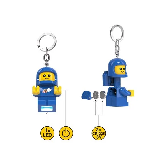 Kulcstartó, LED világítással, LEGO 