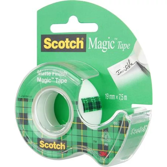 Ragasztószalag, adagolón, kézi, 19 mm x 7,5 m, 3M SCOTCH 