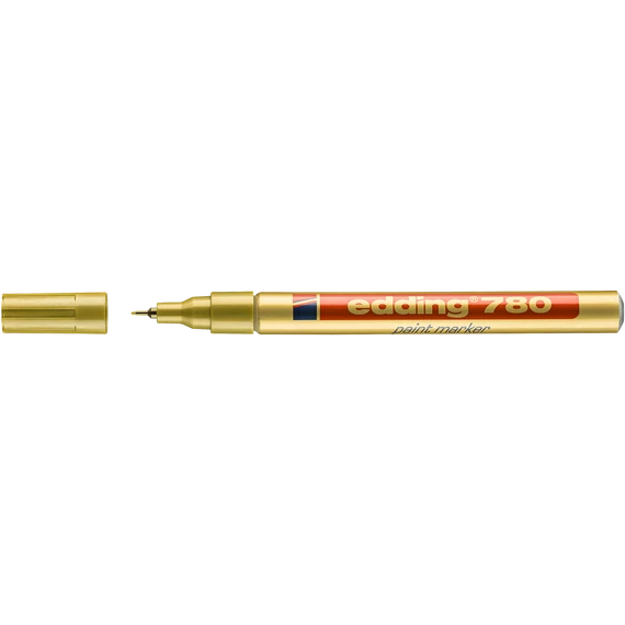 Lakkmarker, 0,8 mm, EDDING "780", arany