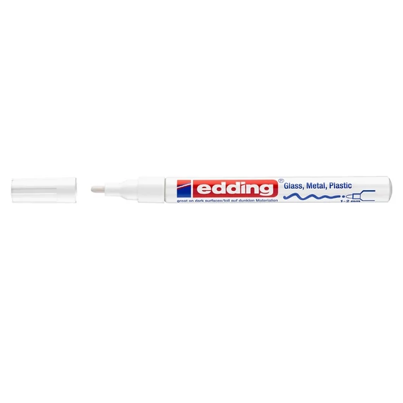 Lakkmarker, 1-2 mm, EDDING "751", fehér