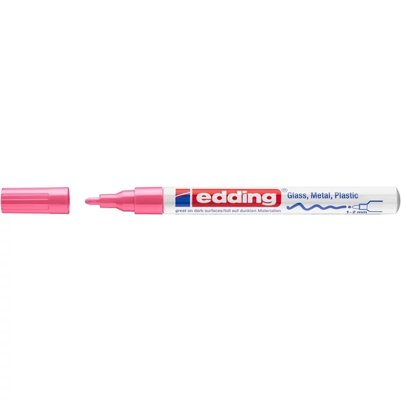 Lakkmarker, 1-2 mm, EDDING "751", rózsaszín