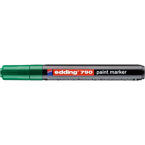 Lakkmarker, 2-3 mm, EDDING "790", zöld