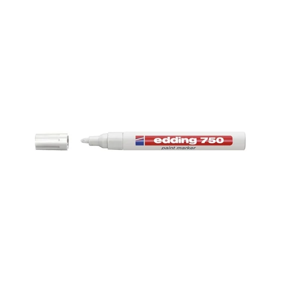 Lakkmarker, 2-4 mm, EDDING "750", fehér
