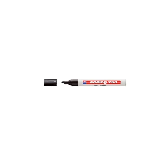 Lakkmarker, 2-4 mm, EDDING "750", fekete