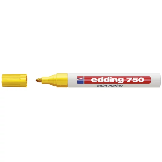 Lakkmarker, 2-4 mm, EDDING "750", sárga
