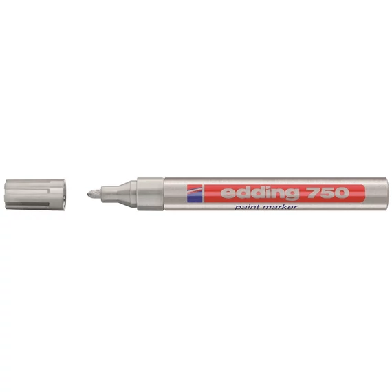 Lakkmarker, 2-4 mm, EDDING "750", ezüst